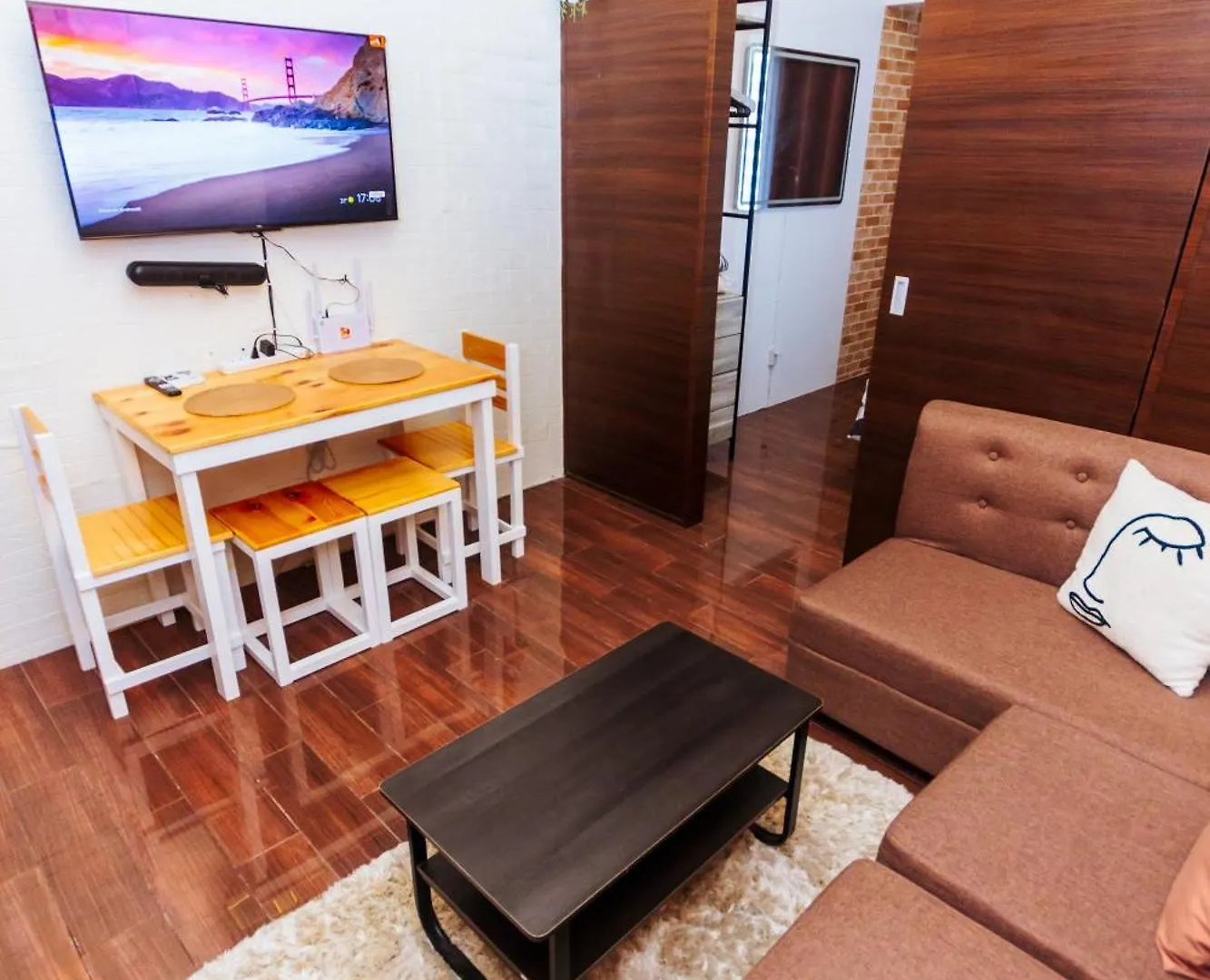 Апартаменты Serene City Stay Trendy Cozy Makati Condo Fun Swim Gym Netflix 4047 Манила Филиппины
